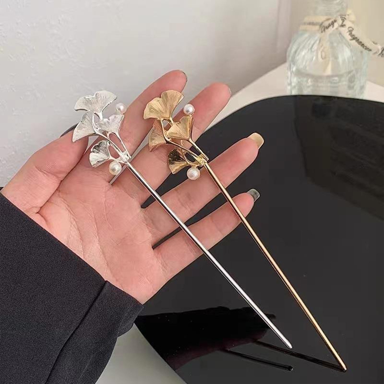 Women'S Accessories H&M - Ginkgo Leaf Hair Stick For Women