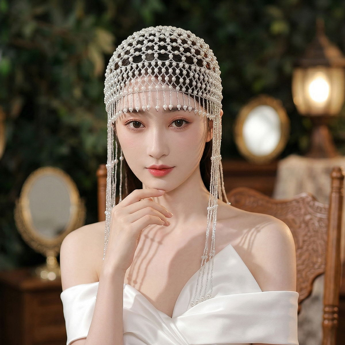 Luxury Pearls Beaded Headwrap  – обзор и цена Women'S Accessories H&M