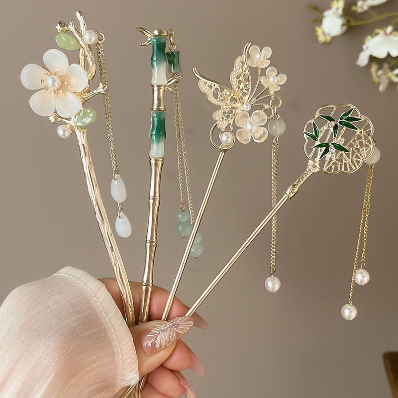 Metal Hairpins Elegant Tempera – обзор и цена Hair Fork Stick