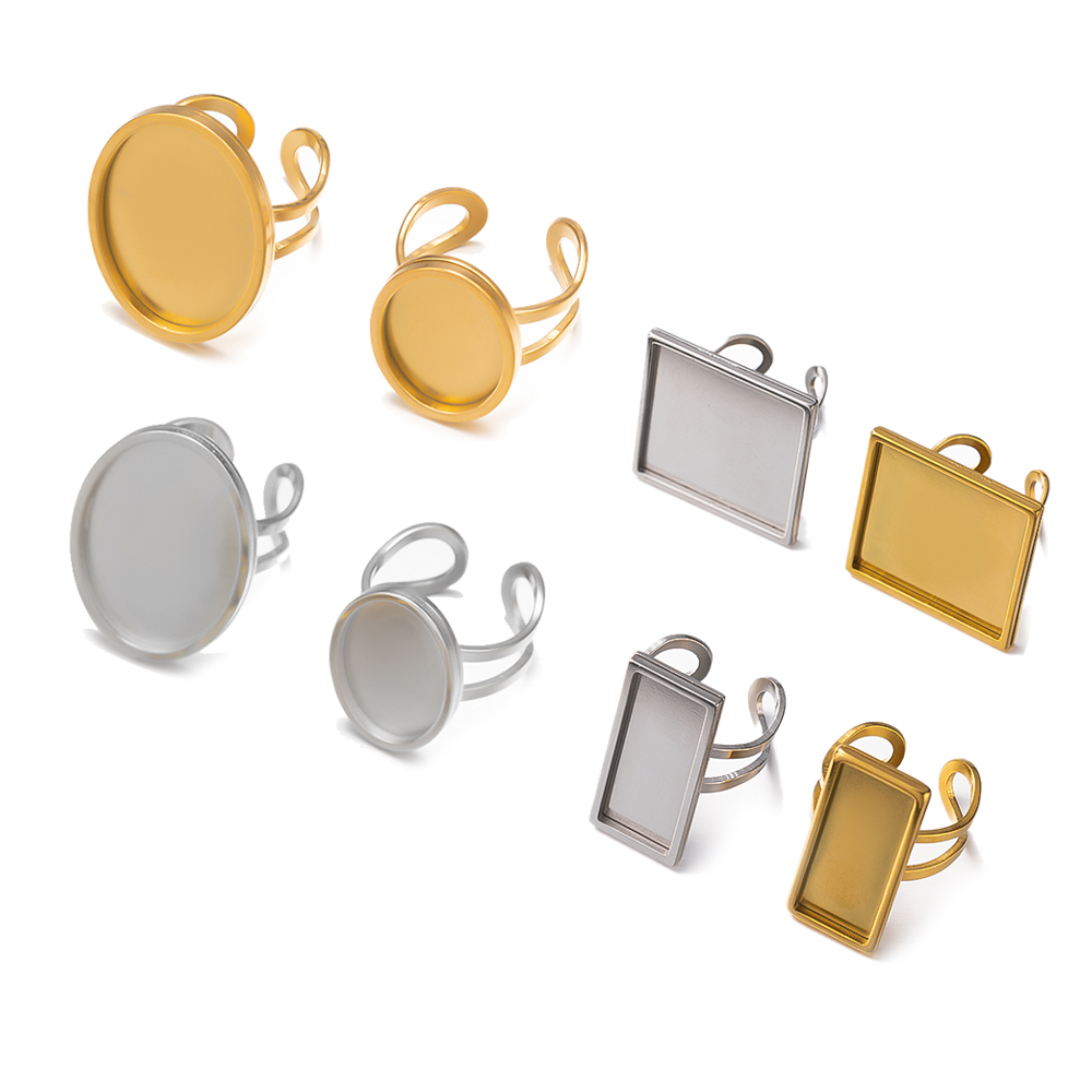4Pcs Stainless Steel Golden Bl – обзор и цена Ring Set Adjustable