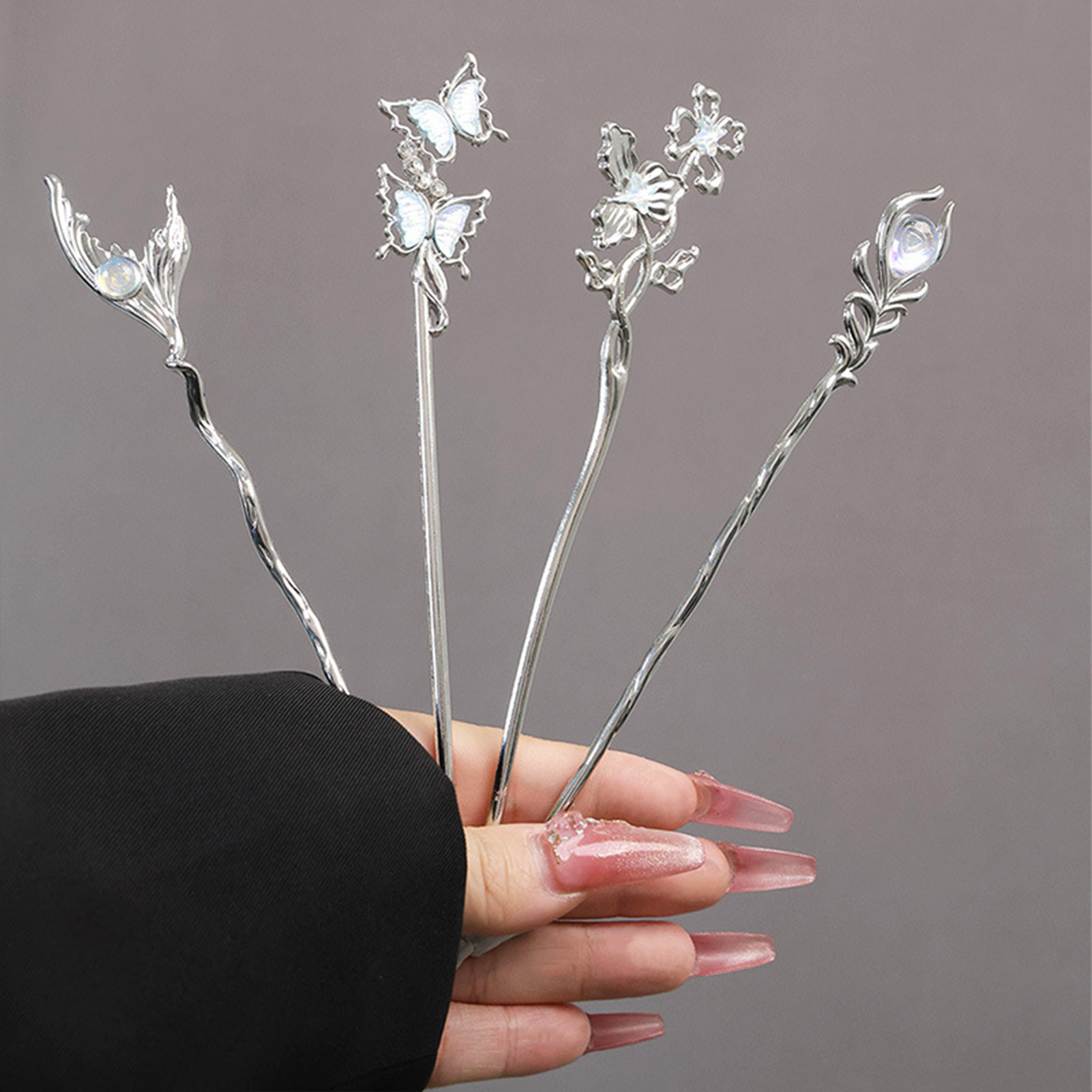 Silver Color Alloy Hair Sticks – обзор и цена Women'S Accessories H&M