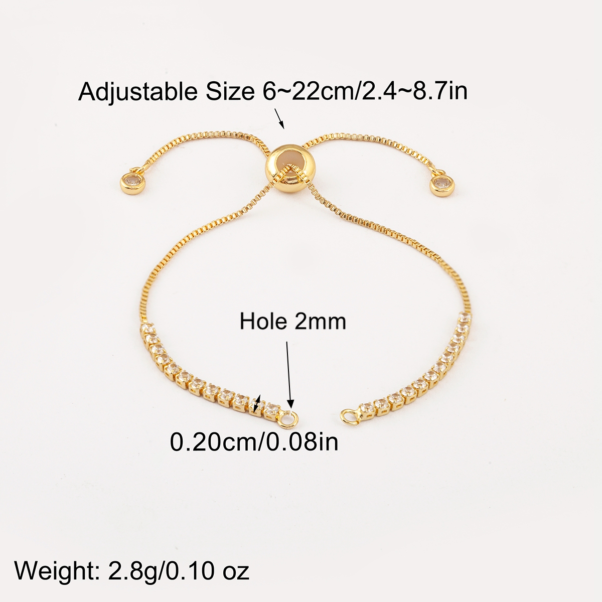 Nidin Hot White Zircon Paralle – обзор и цена Women Accessories Chain