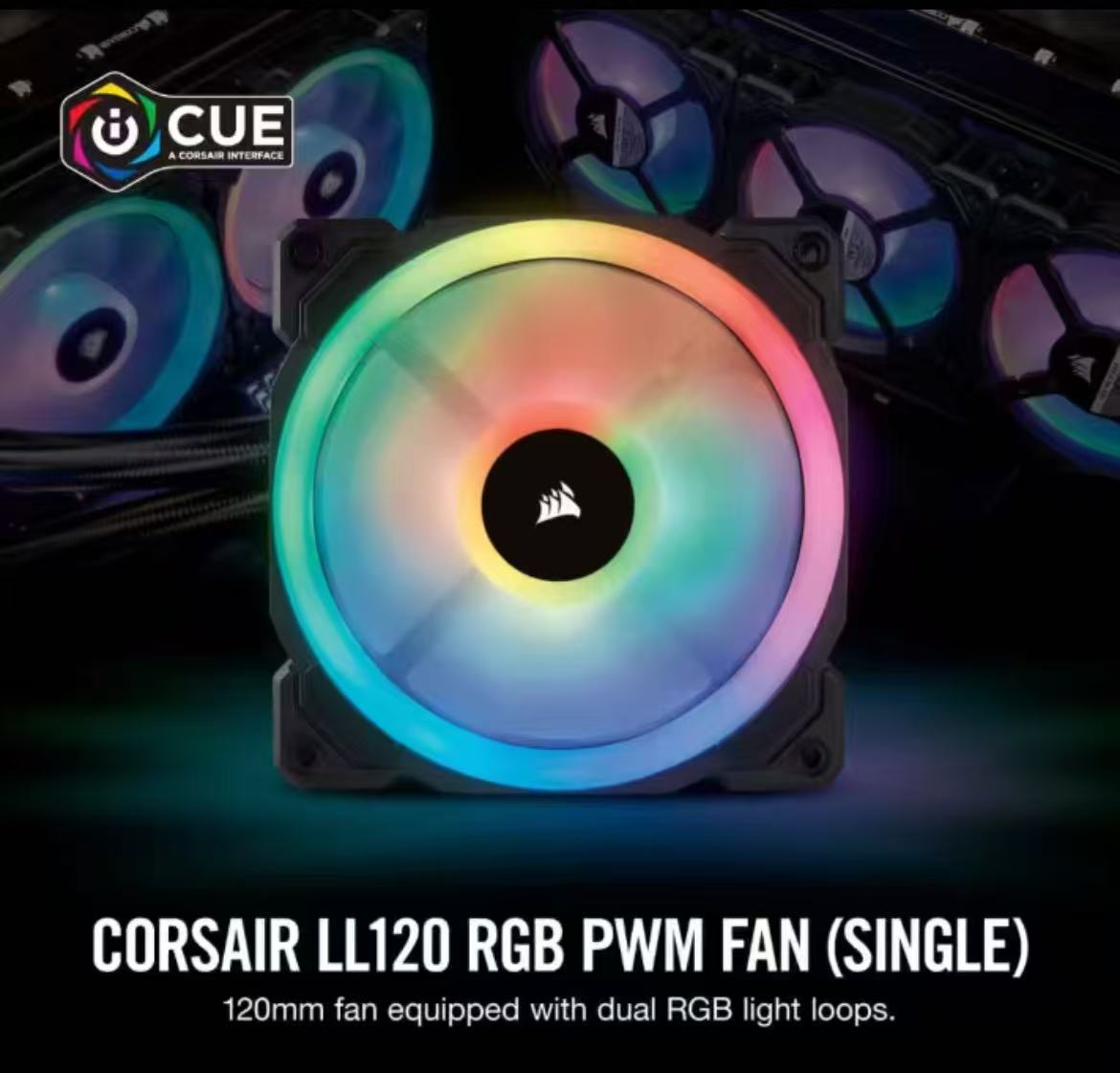CORSAIR LL120 RGB 120mm Dual L – обзор и цена Ring Set Adjustable