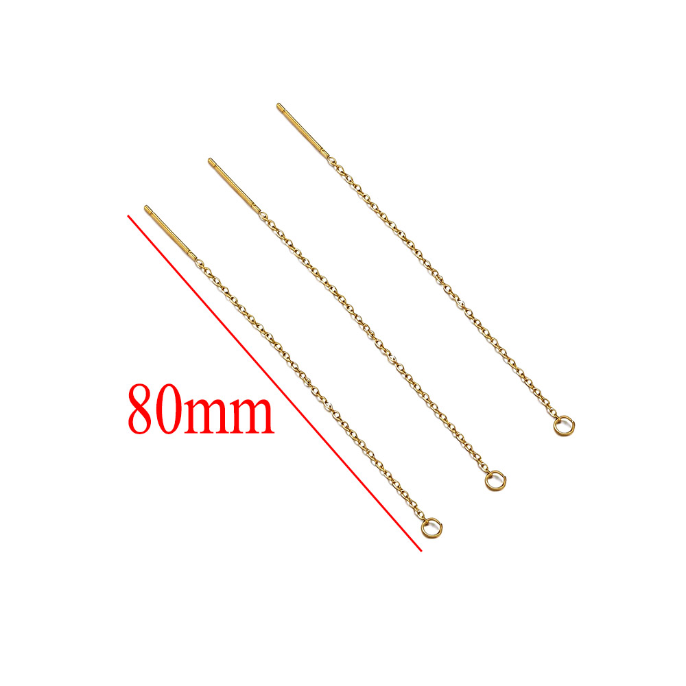 10pcs Stainless Steel Long Ear – обзор и цена Women Accessories Chain