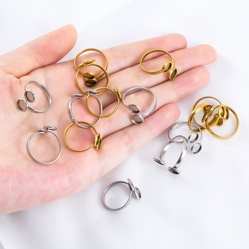 5pcs Stainless Steel Adjustabl – обзор и цена Ring Set Adjustable