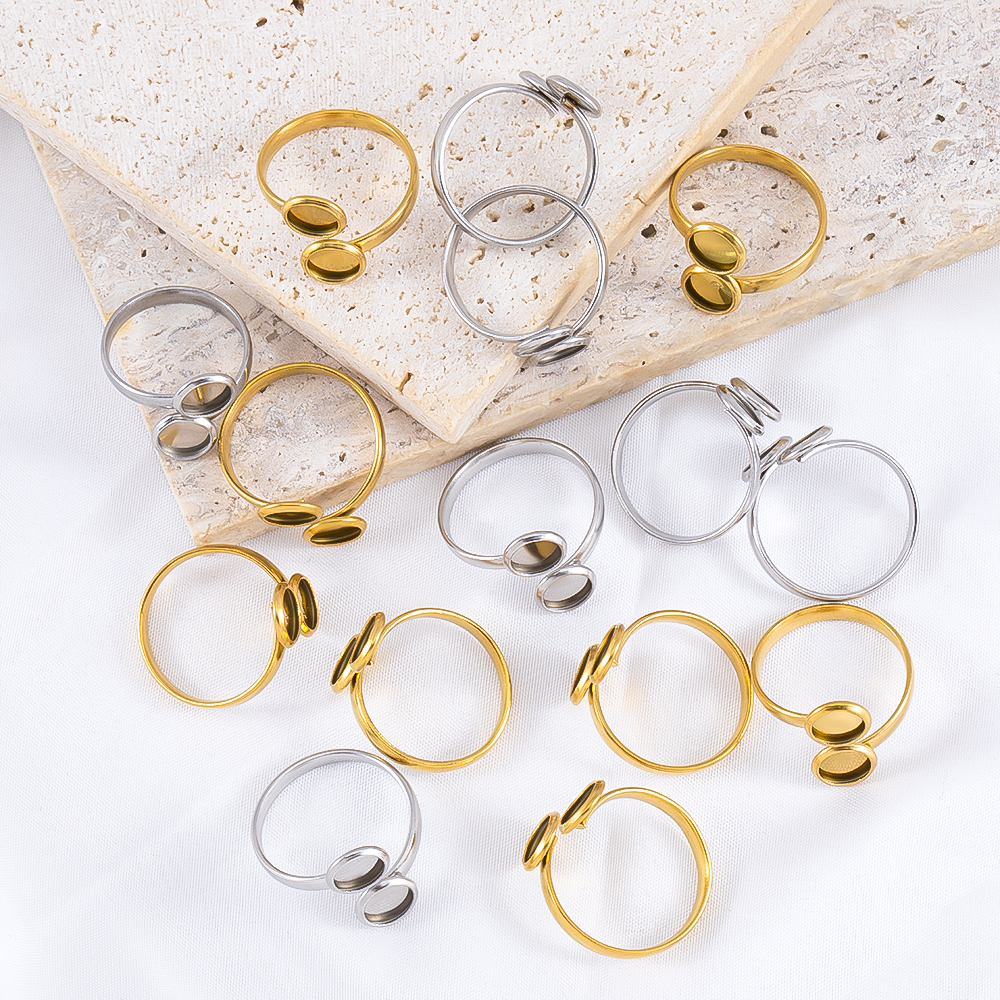 5pcs Stainless Steel Adjustabl – обзор и цена Ring Set Adjustable