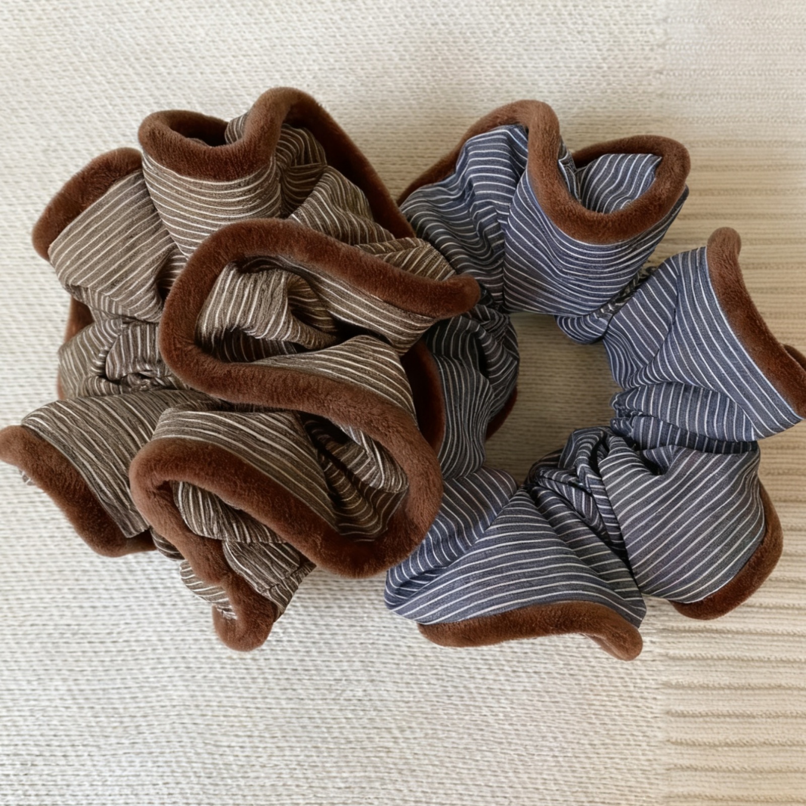 1PC Striped Flannel Scrunchies – обзор и цена Women'S Accessories Flannels