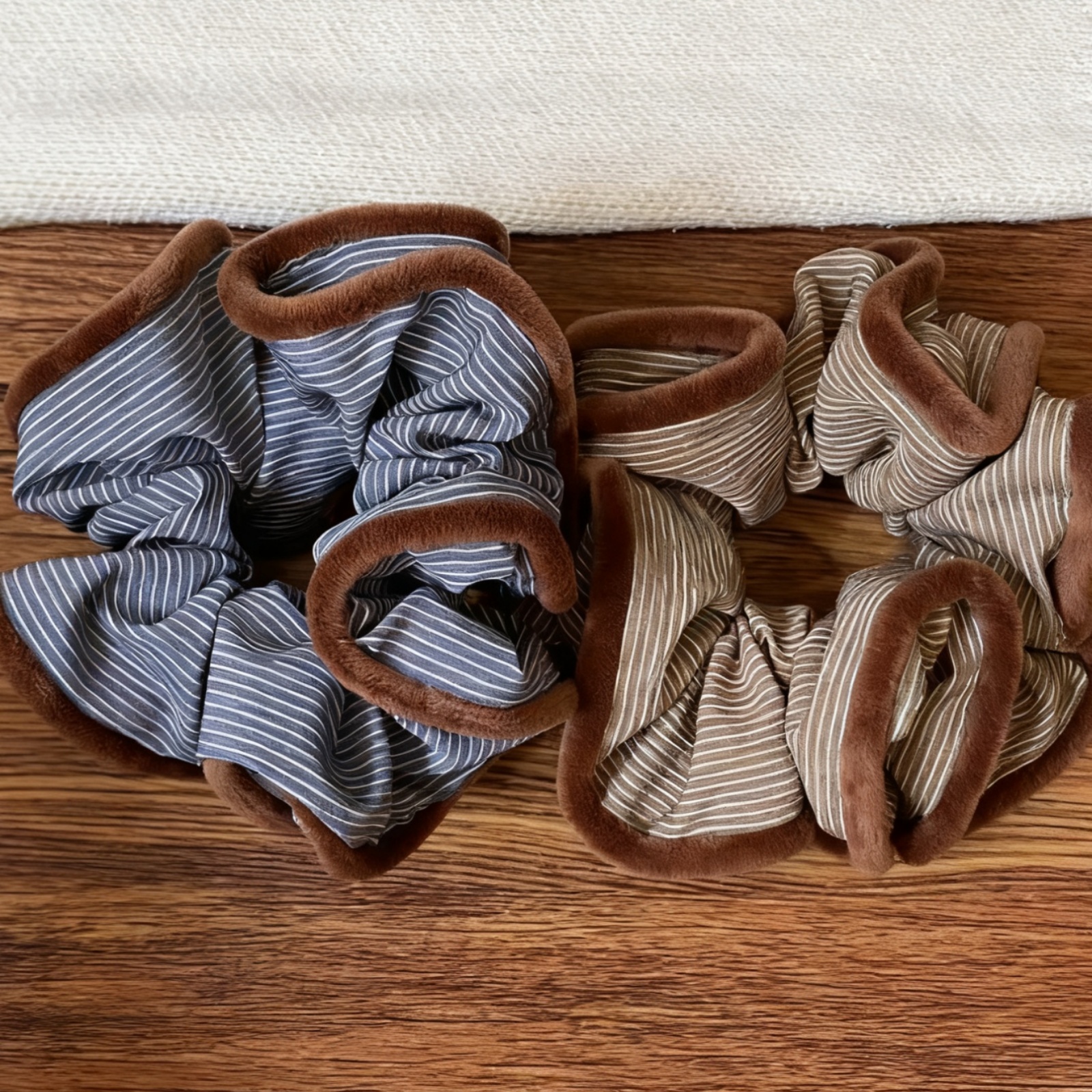 1PC Striped Flannel Scrunchies – обзор и цена Women'S Accessories Flannels