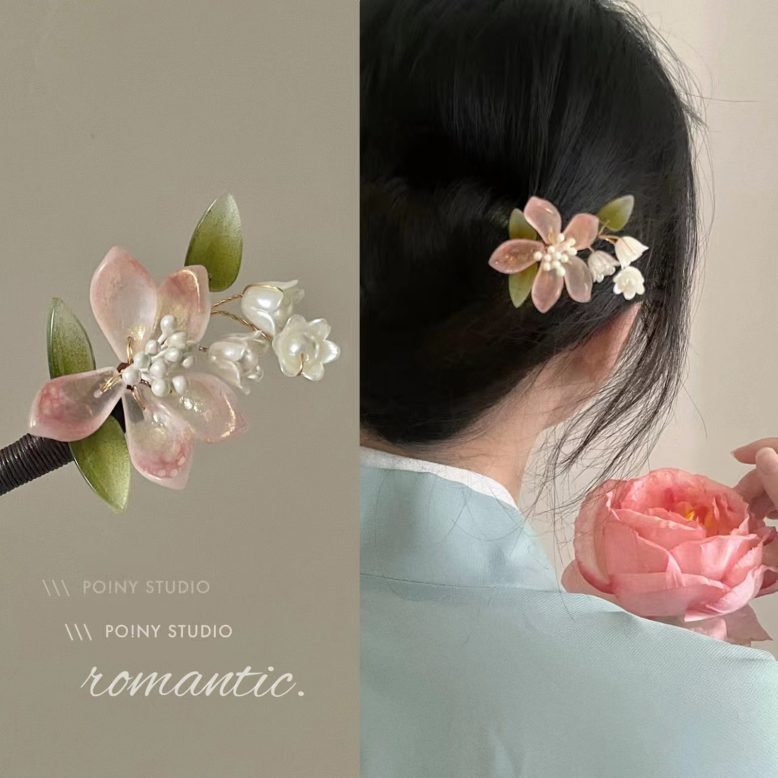 Chinese Style Flower Tassel Ha – обзор и цена Hair Fork Stick