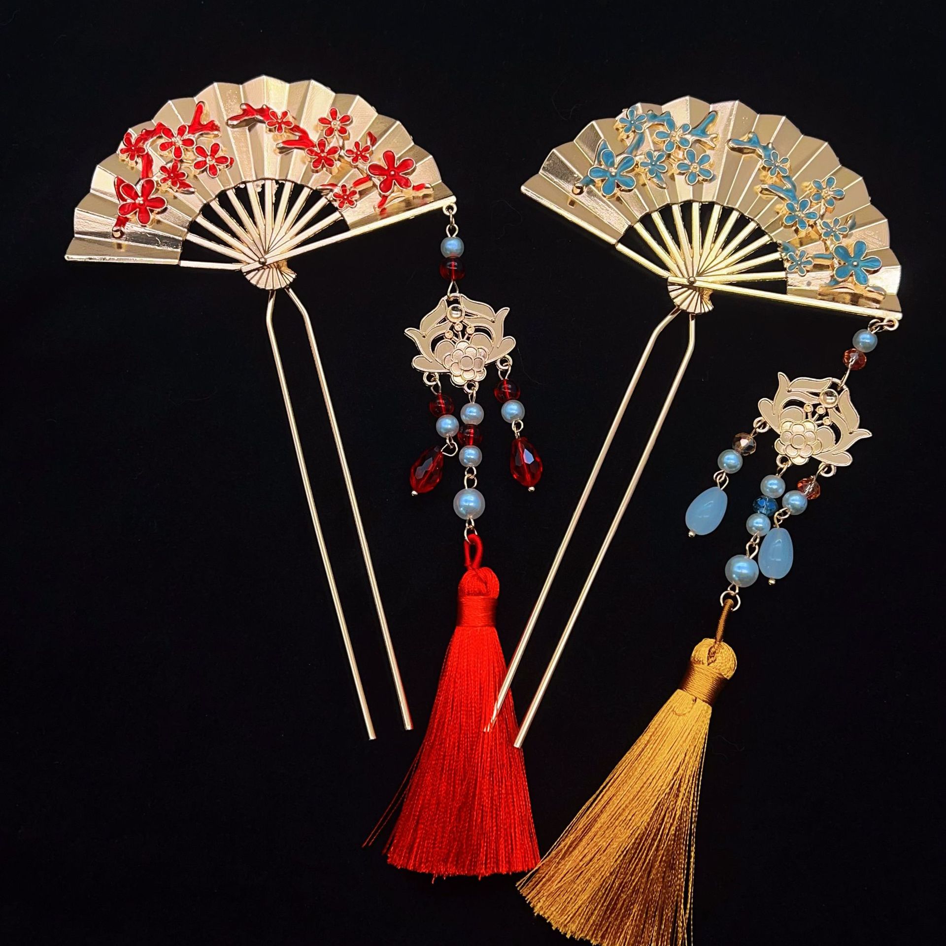 New Chinese style national fan – обзор и цена Hair Fork Stick