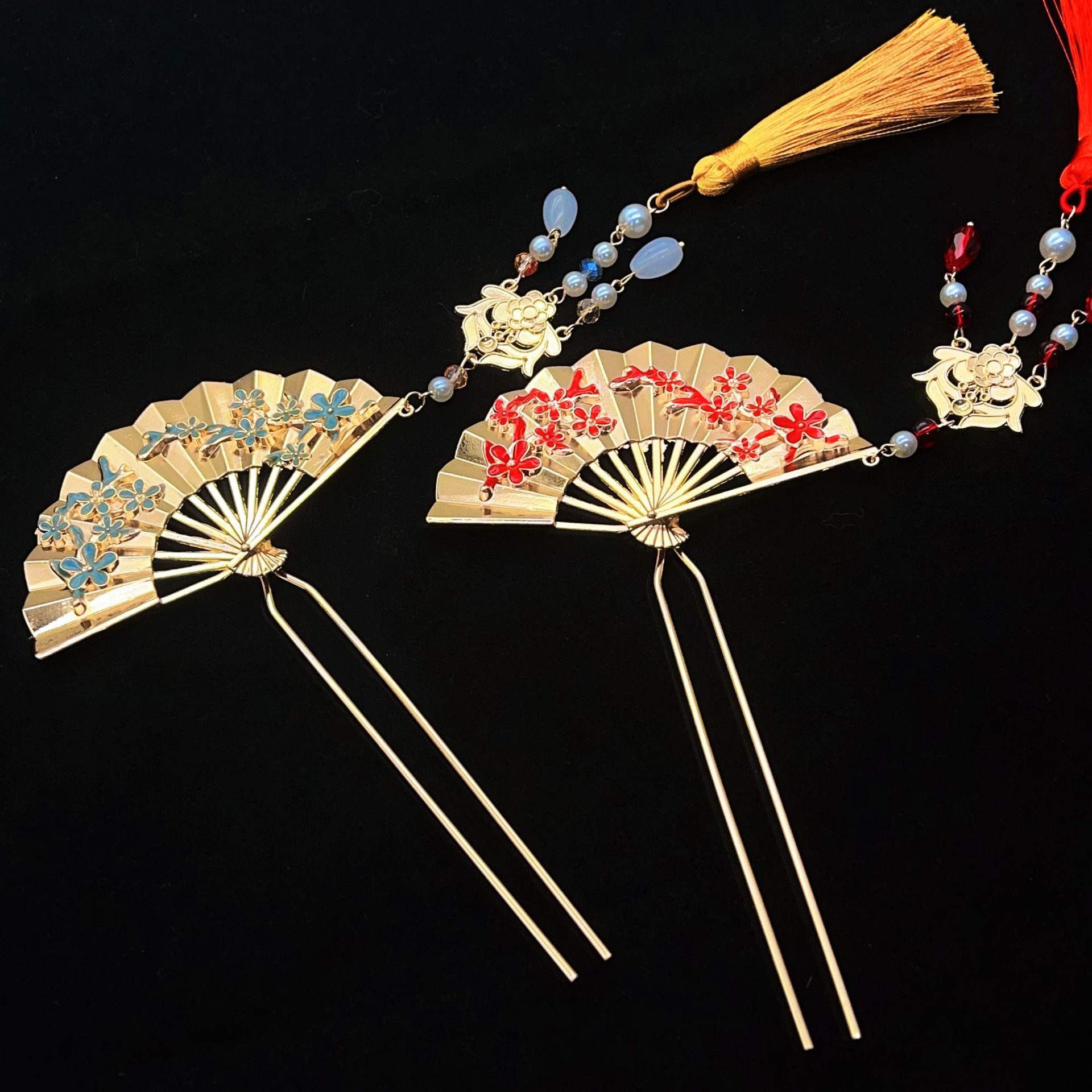 New Chinese style national fan – обзор и цена Hair Fork Stick