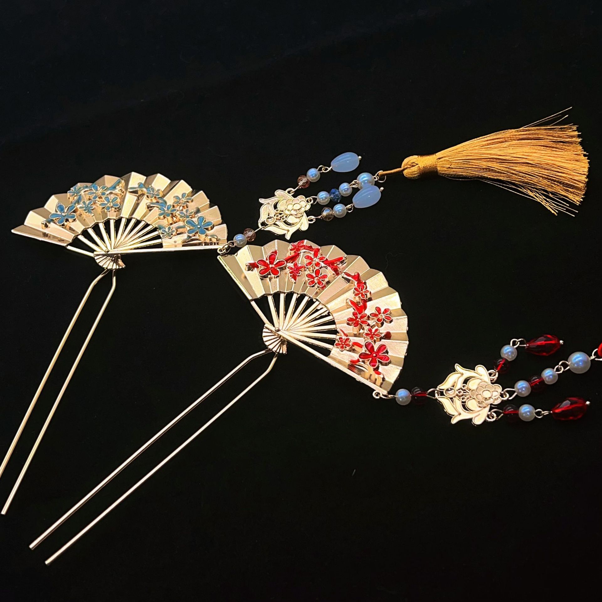 New Chinese style national fan – обзор и цена Hair Fork Stick