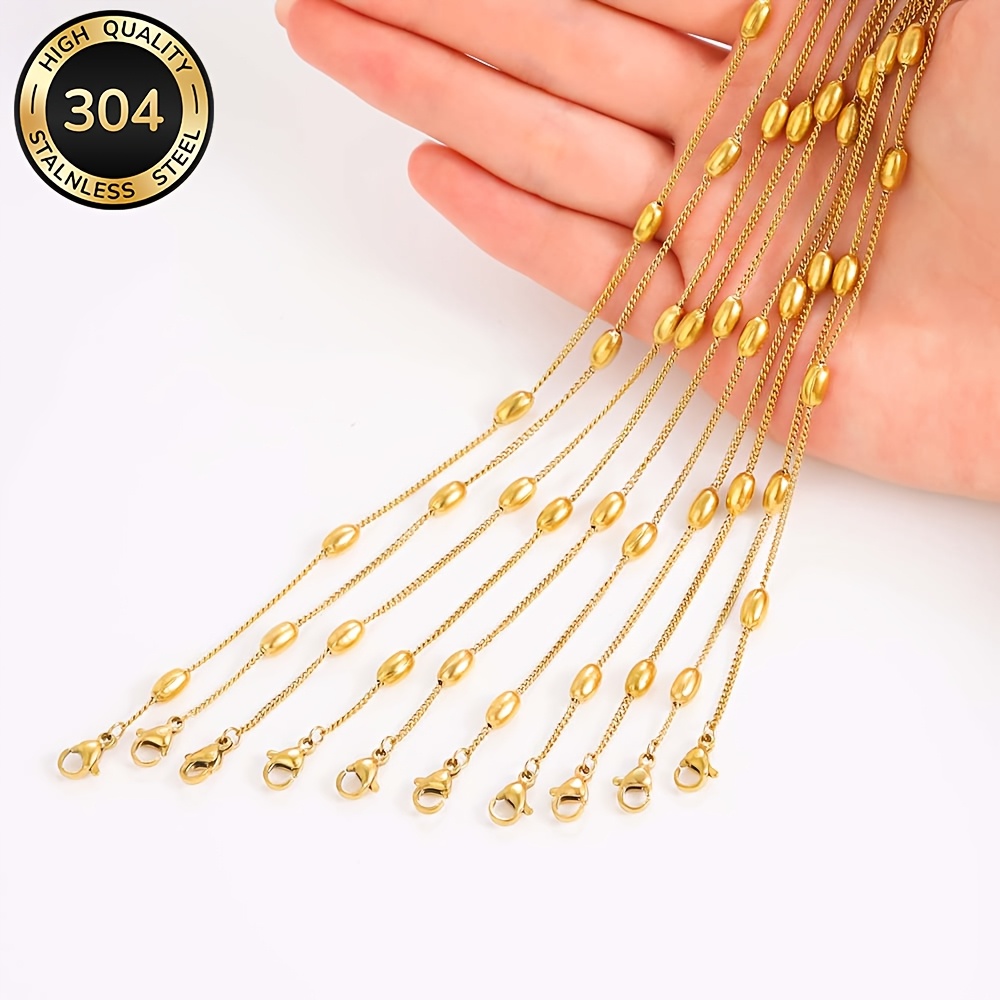 1PCS/5PCS high-quality stainle – обзор и цена Women Accessories Chain