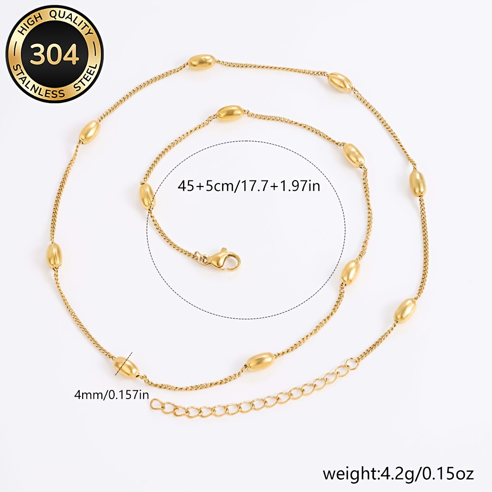 1PCS/5PCS high-quality stainle – обзор и цена Women Accessories Chain
