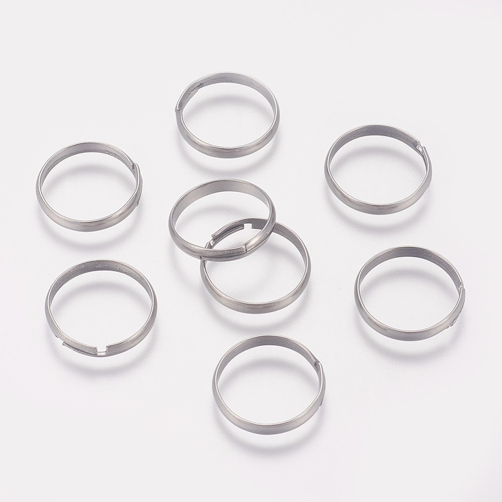 50pcs Tarnish Resistant 316 Su – обзор и цена Ring Set Adjustable