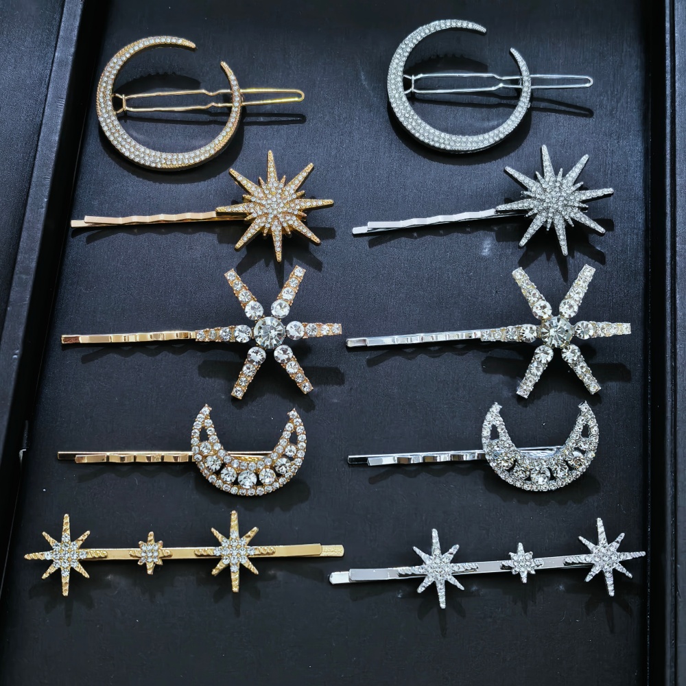 3/4 pcs set Crystal Star Hairp – обзор и цена Women'S Accessories H&M