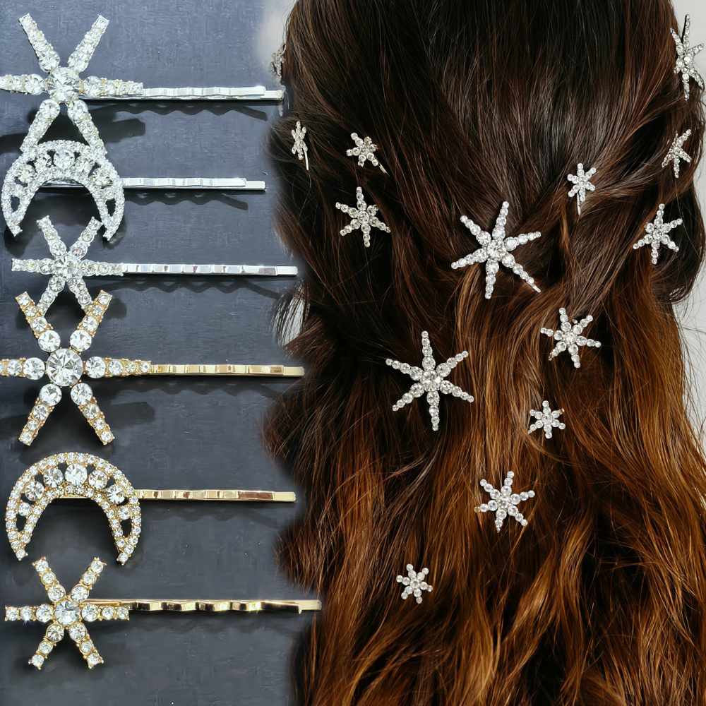 3/4 pcs set Crystal Star Hairp – обзор и цена Women'S Accessories H&M