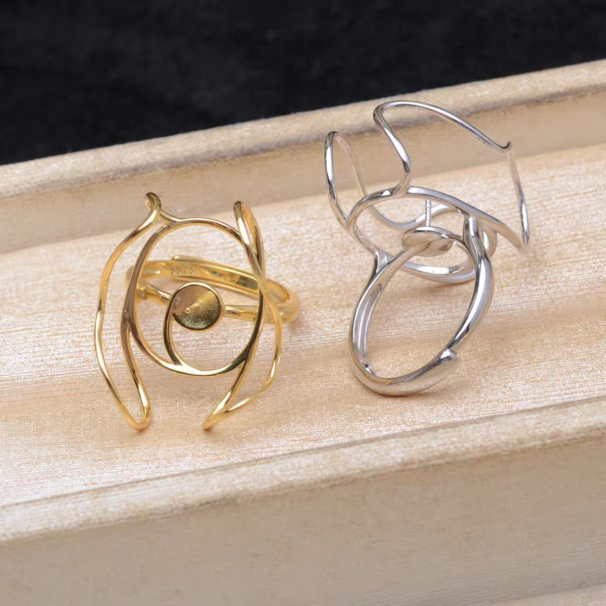 S925 Sterling Silver Adjustabl – обзор и цена Ring Set Adjustable