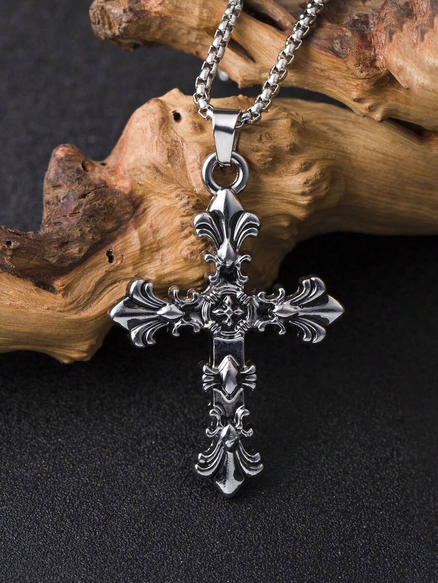 1pc Vintage Gothic Style Cross – обзор и цена Women Accessories Chain