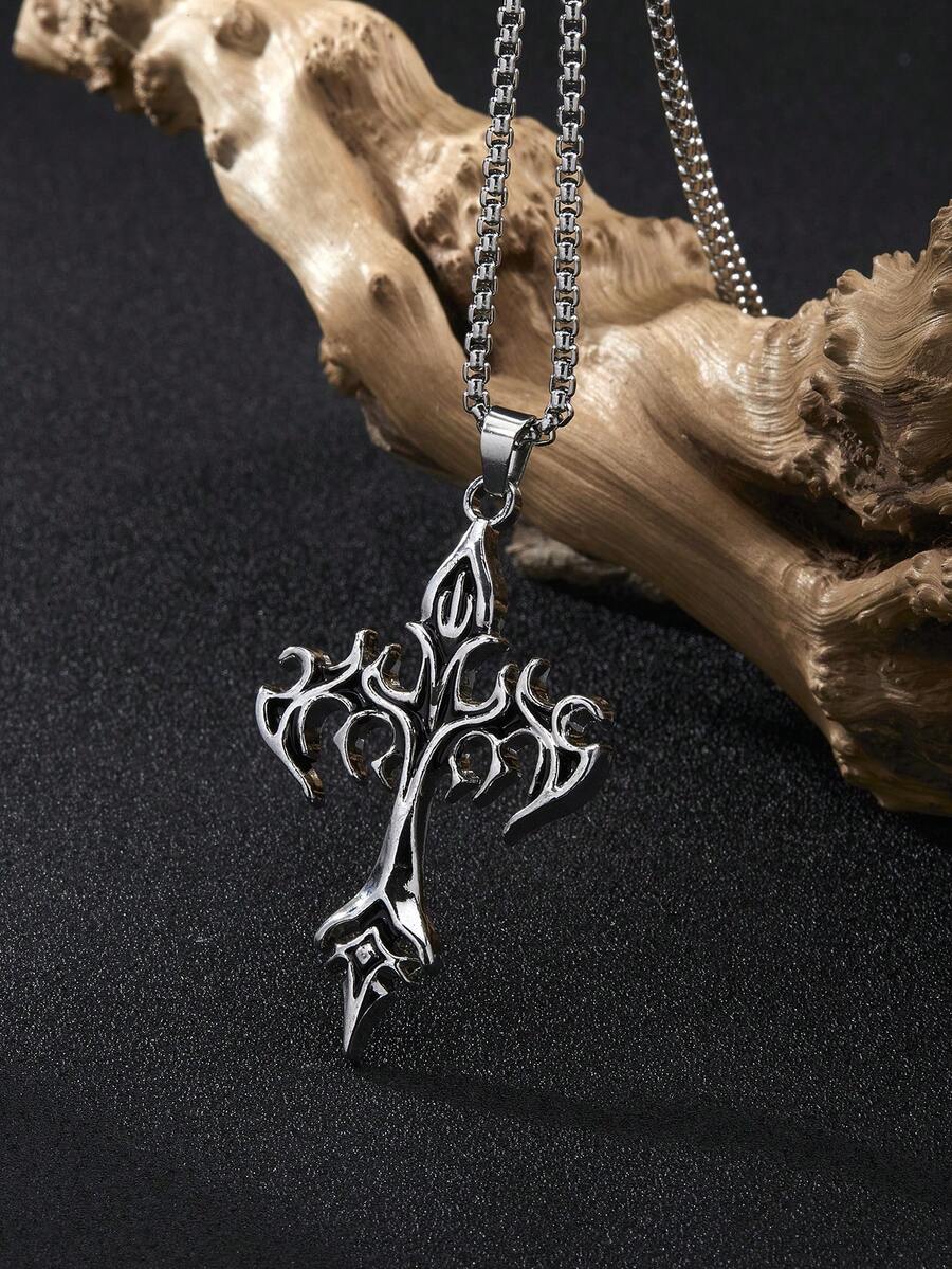 1pc Vintage Gothic Style Cross – обзор и цена Women Accessories Chain