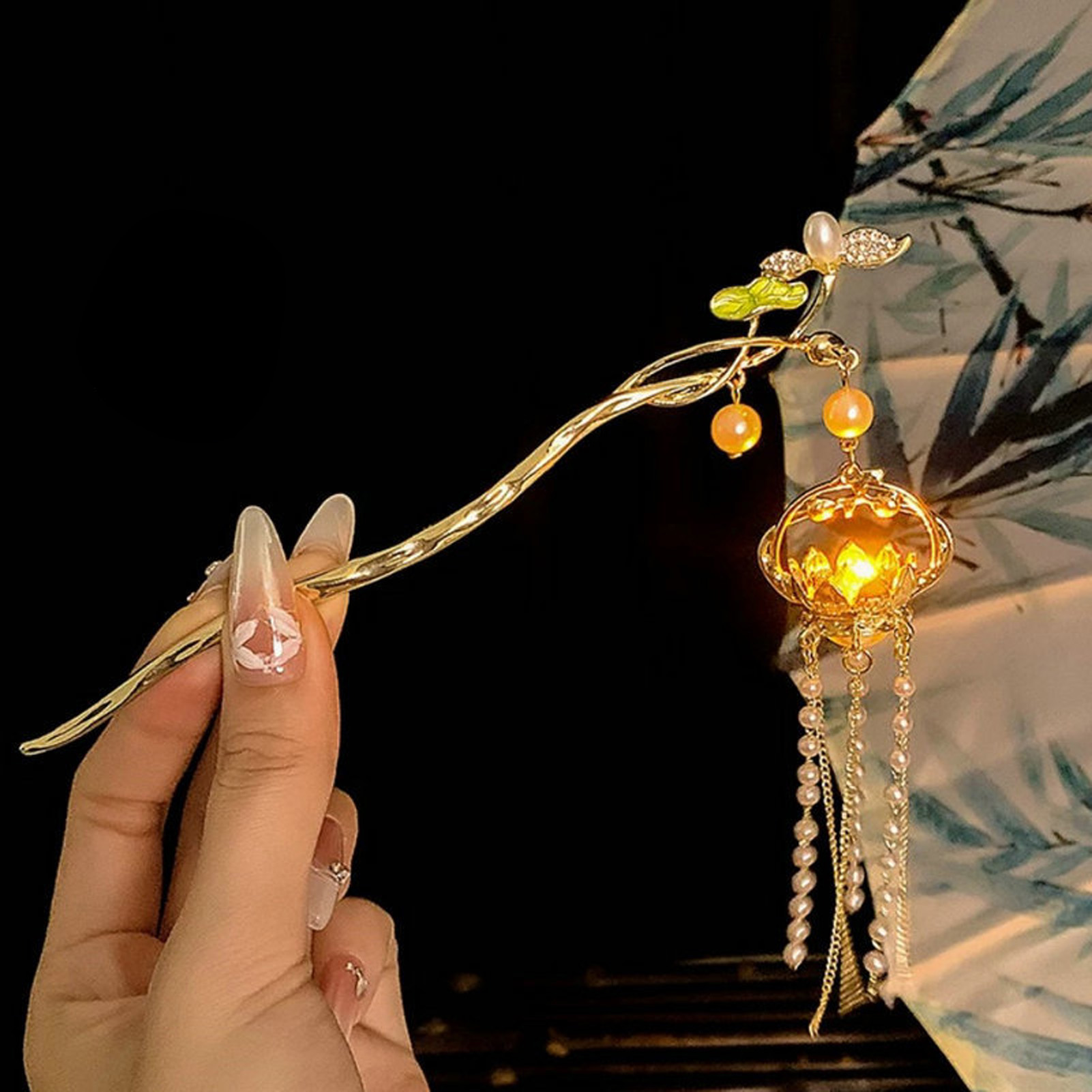 Luminous Flower Hairpin For Wo – обзор и цена Hair Fork Stick