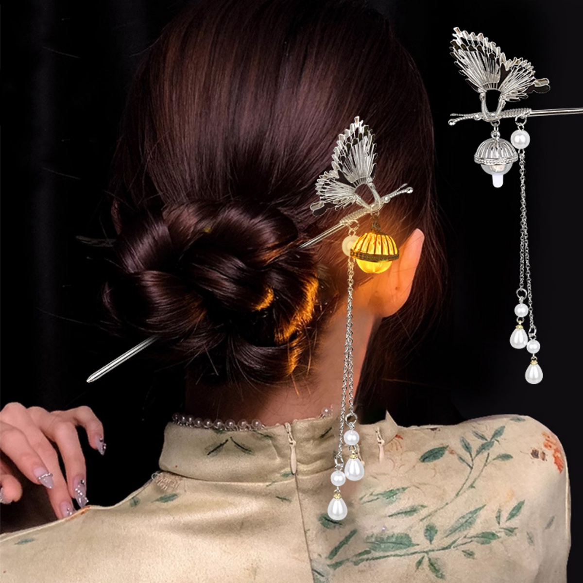 Luminous Flower Hairpin For Wo – обзор и цена Hair Fork Stick