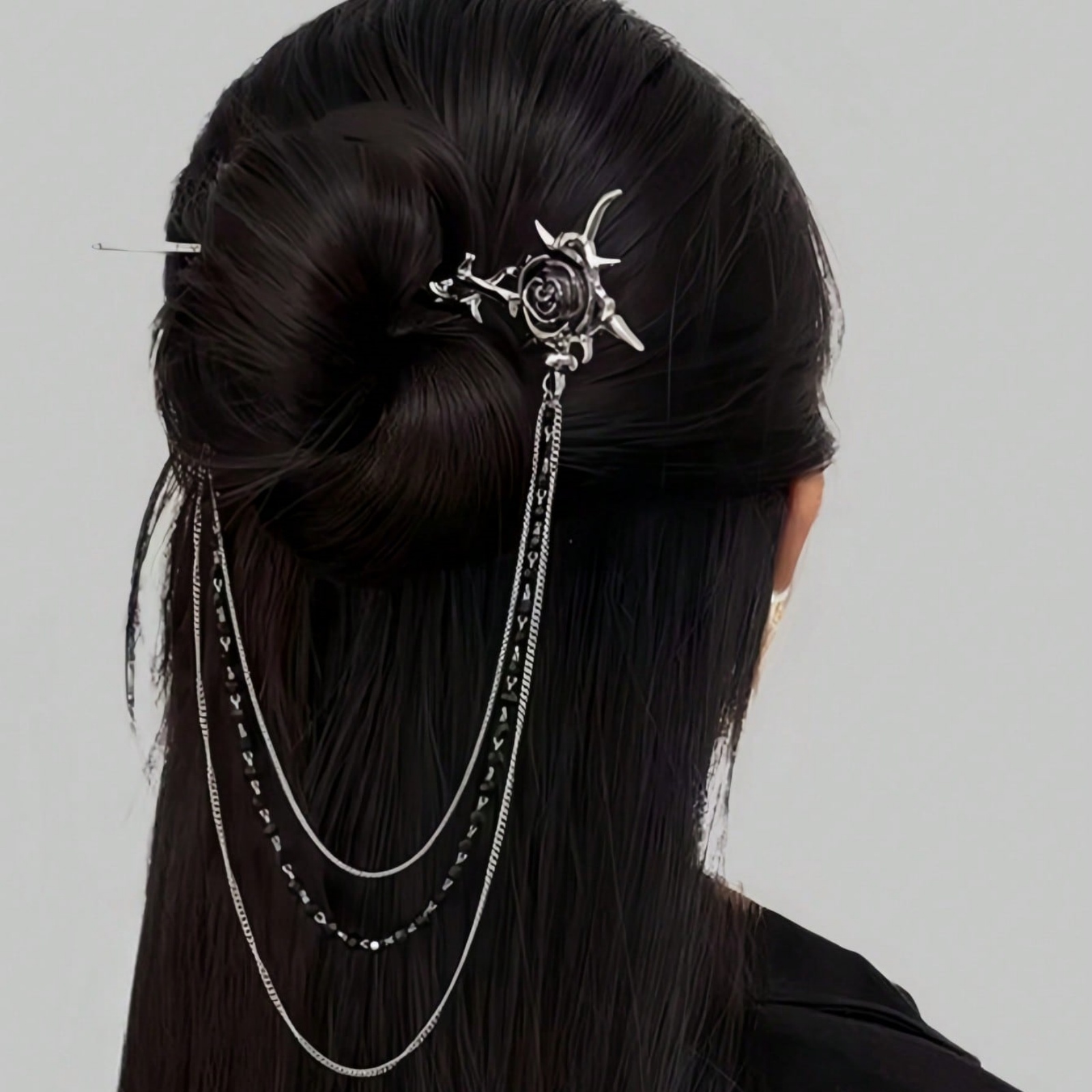 1PC Gothic Punk Thorn Rose Tas – обзор и цена Women Accessories Chain