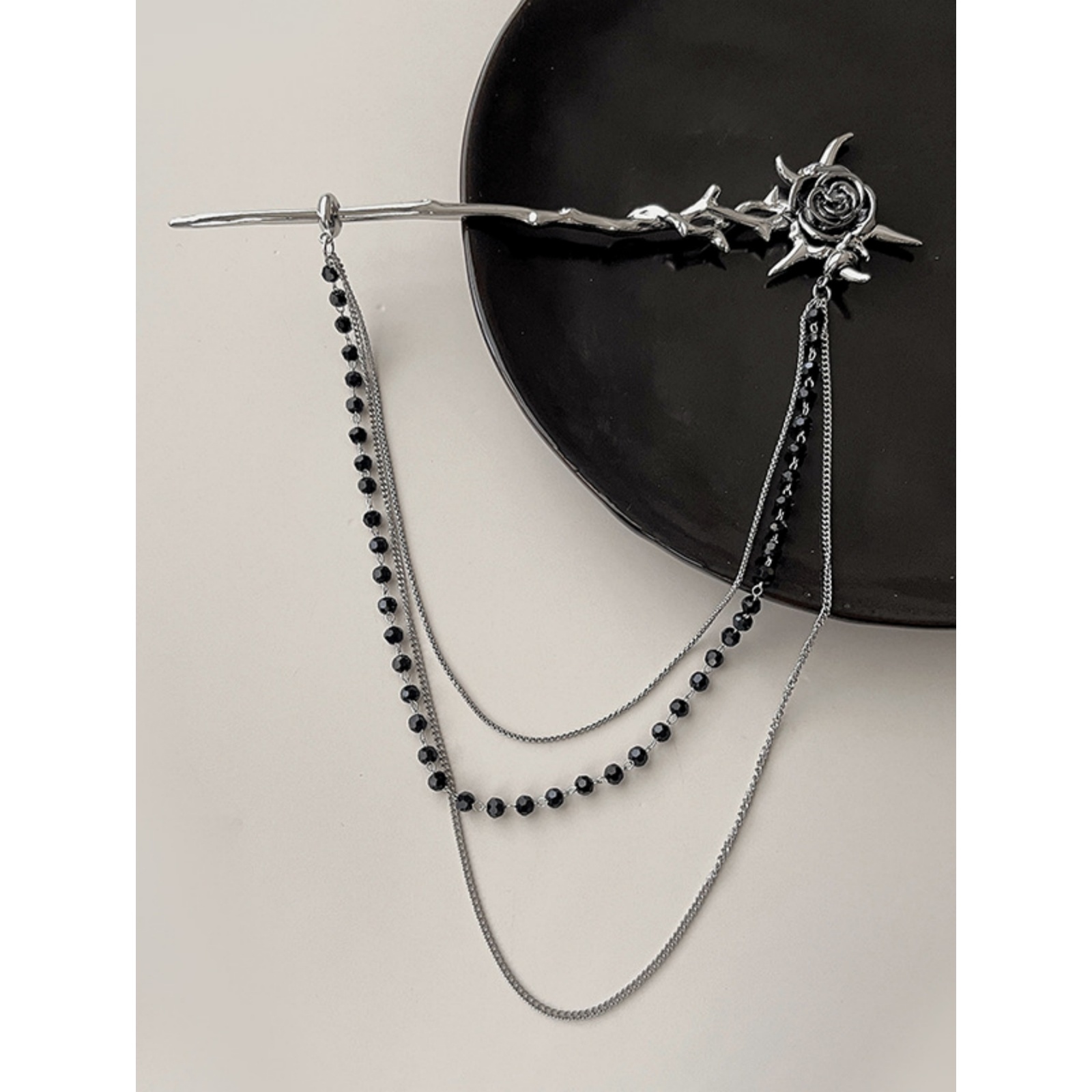 1PC Gothic Punk Thorn Rose Tas – обзор и цена Women Accessories Chain