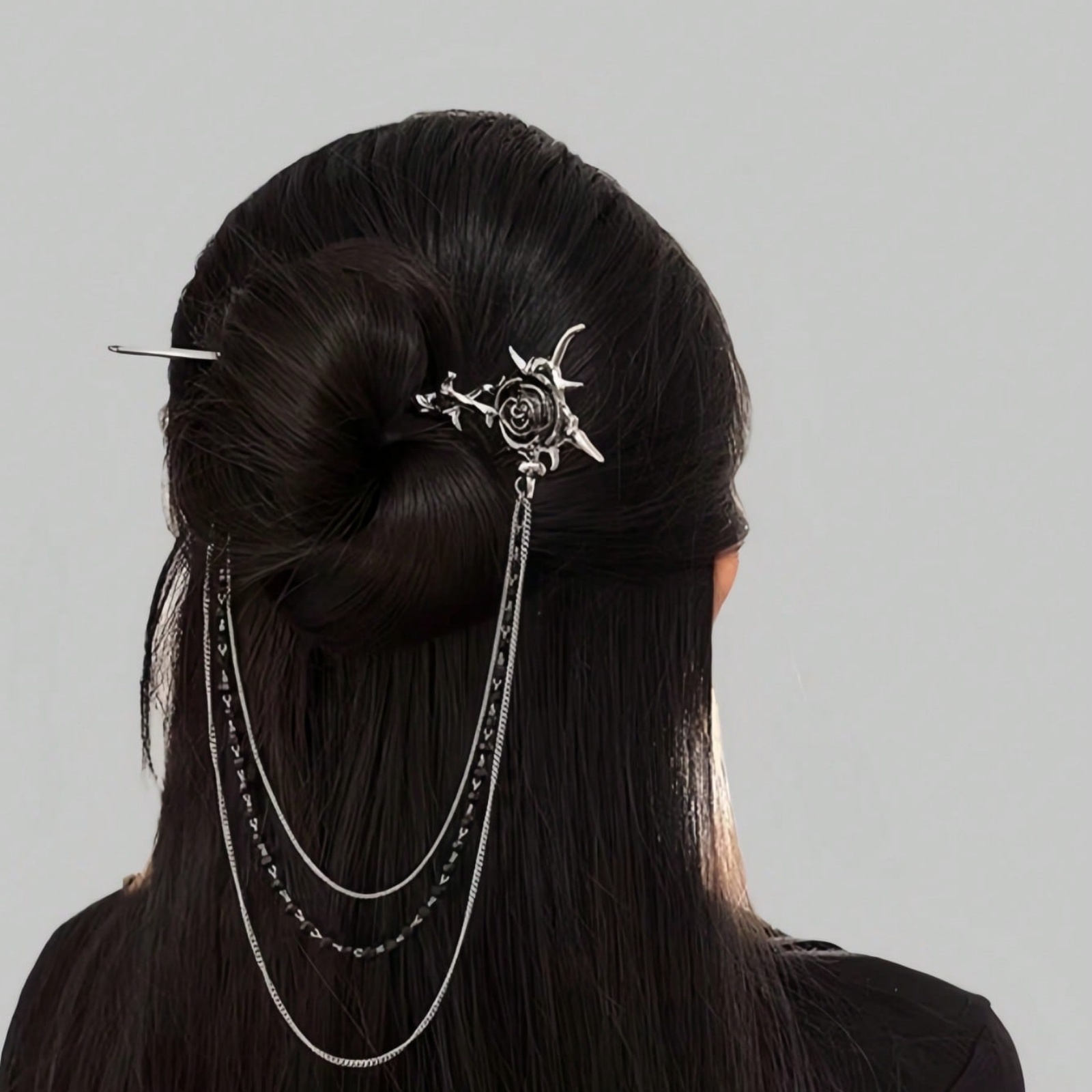 1PC Gothic Punk Thorn Rose Tas – обзор и цена Women Accessories Chain