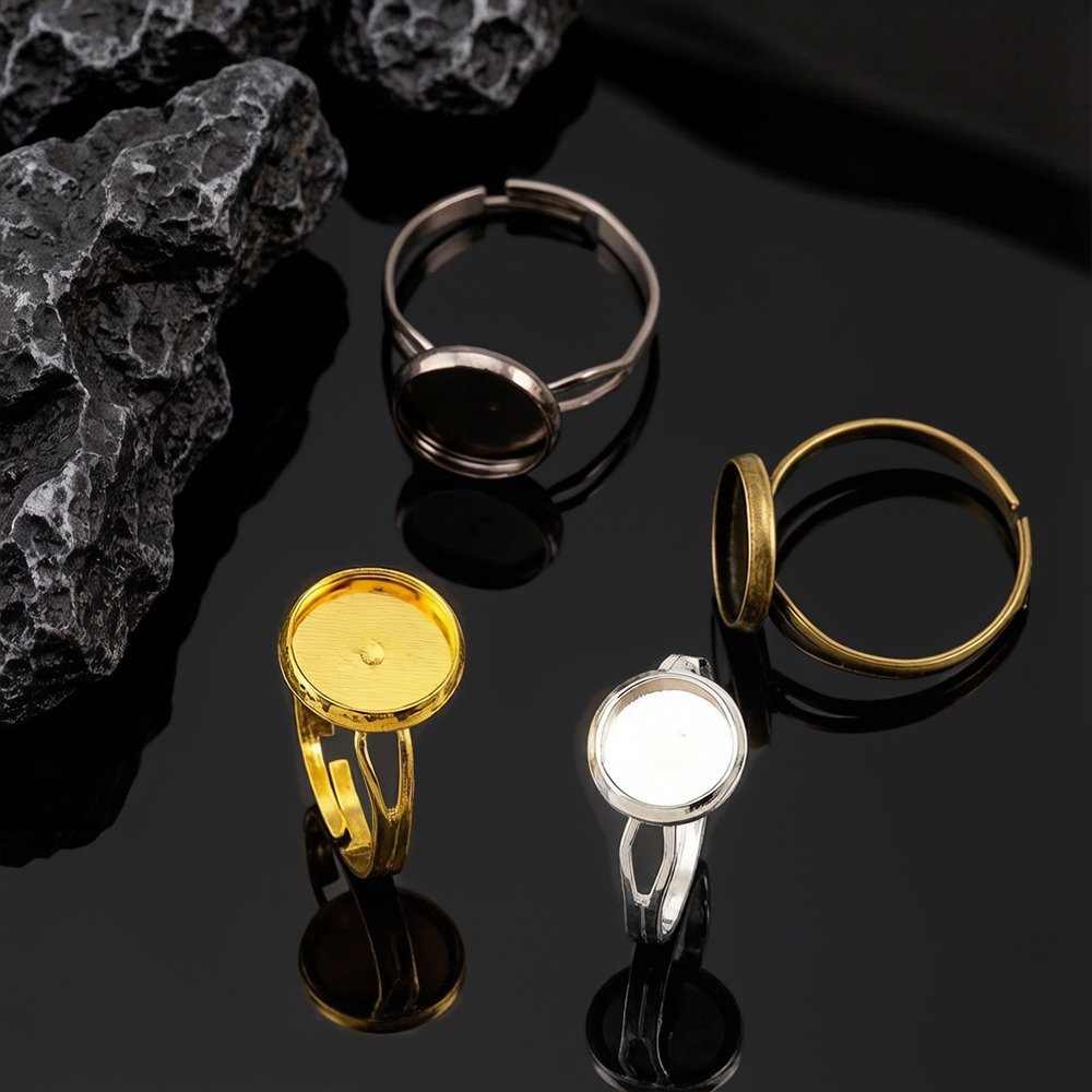 10pcs/lot Adjustable Blank Rin – обзор и цена Ring Set Adjustable