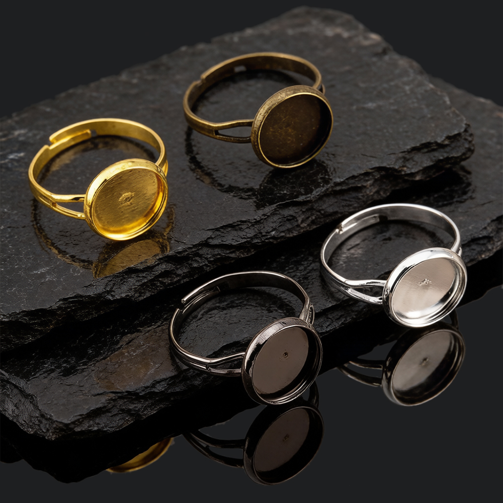 10pcs/lot Adjustable Blank Rin – обзор и цена Ring Set Adjustable