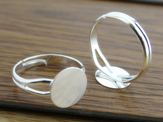 6/8/10/12mm 10pcs Silver Plate – обзор и цена Ring Set Adjustable