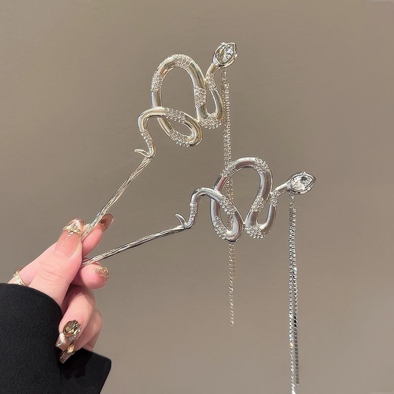 1pc Snake Hair Sticks Tone Ser – обзор и цена Women Accessories Chain