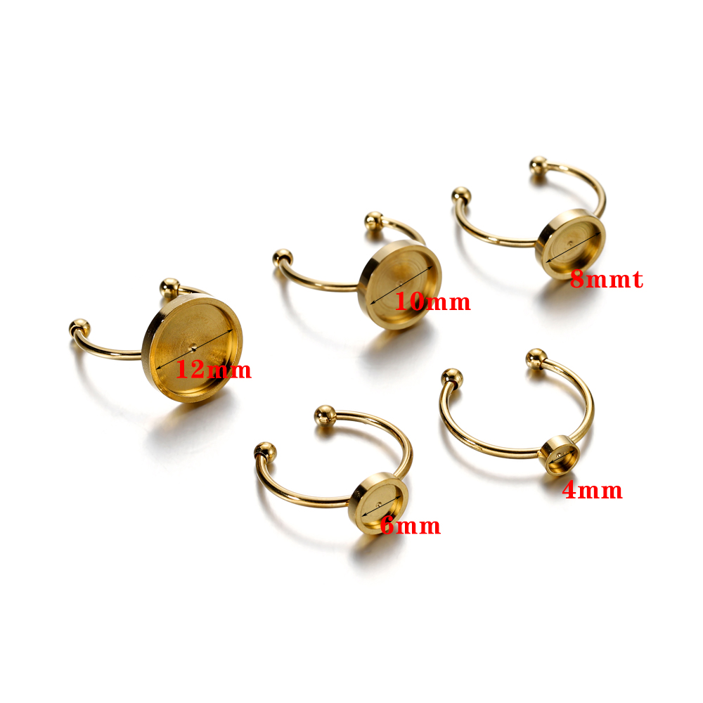 10pcs Adjustable Stainless Ste – обзор и цена Ring Set Adjustable