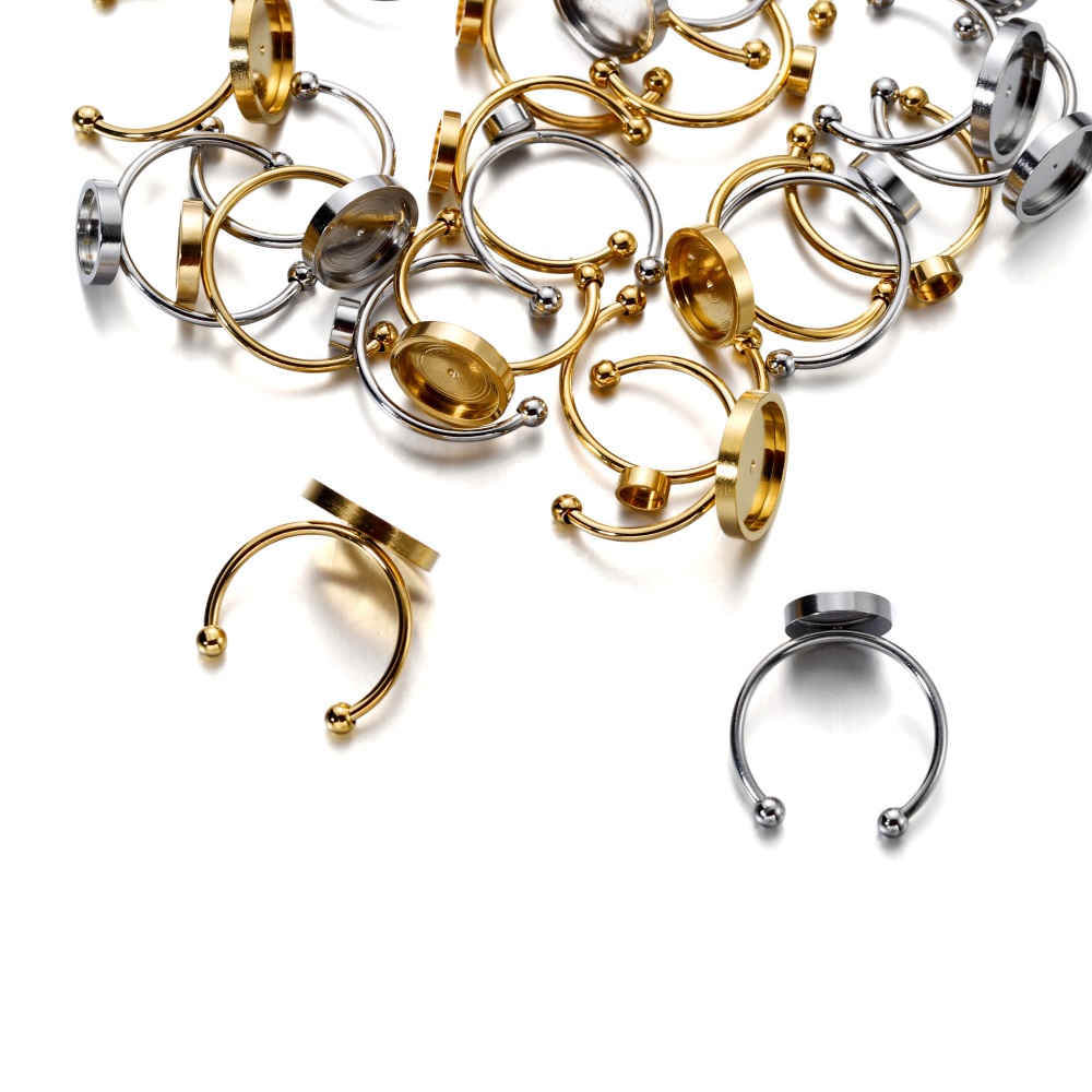 10pcs Adjustable Stainless Ste – обзор и цена Ring Set Adjustable